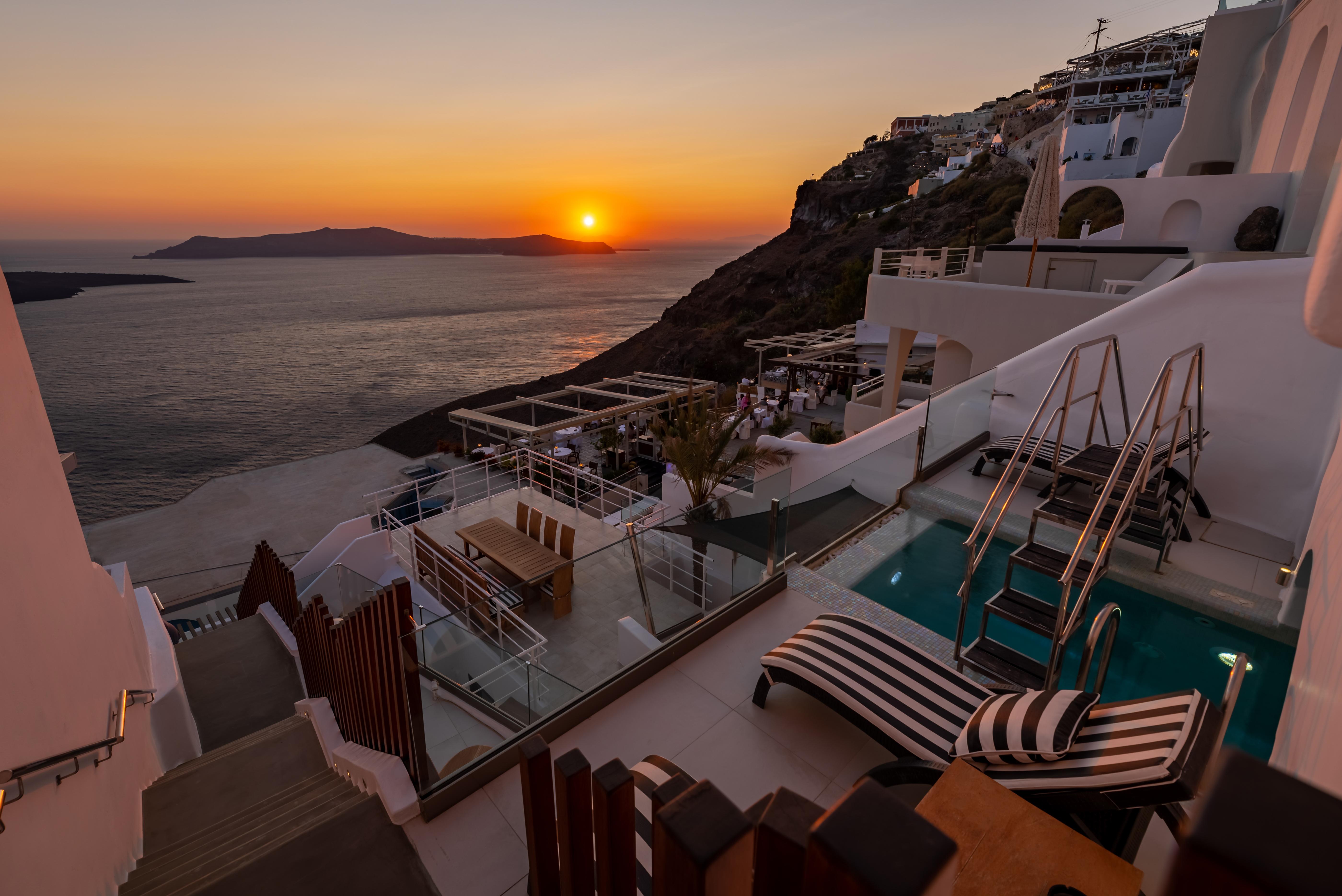 Daydream Luxury Suites Fira  Exteriér fotografie