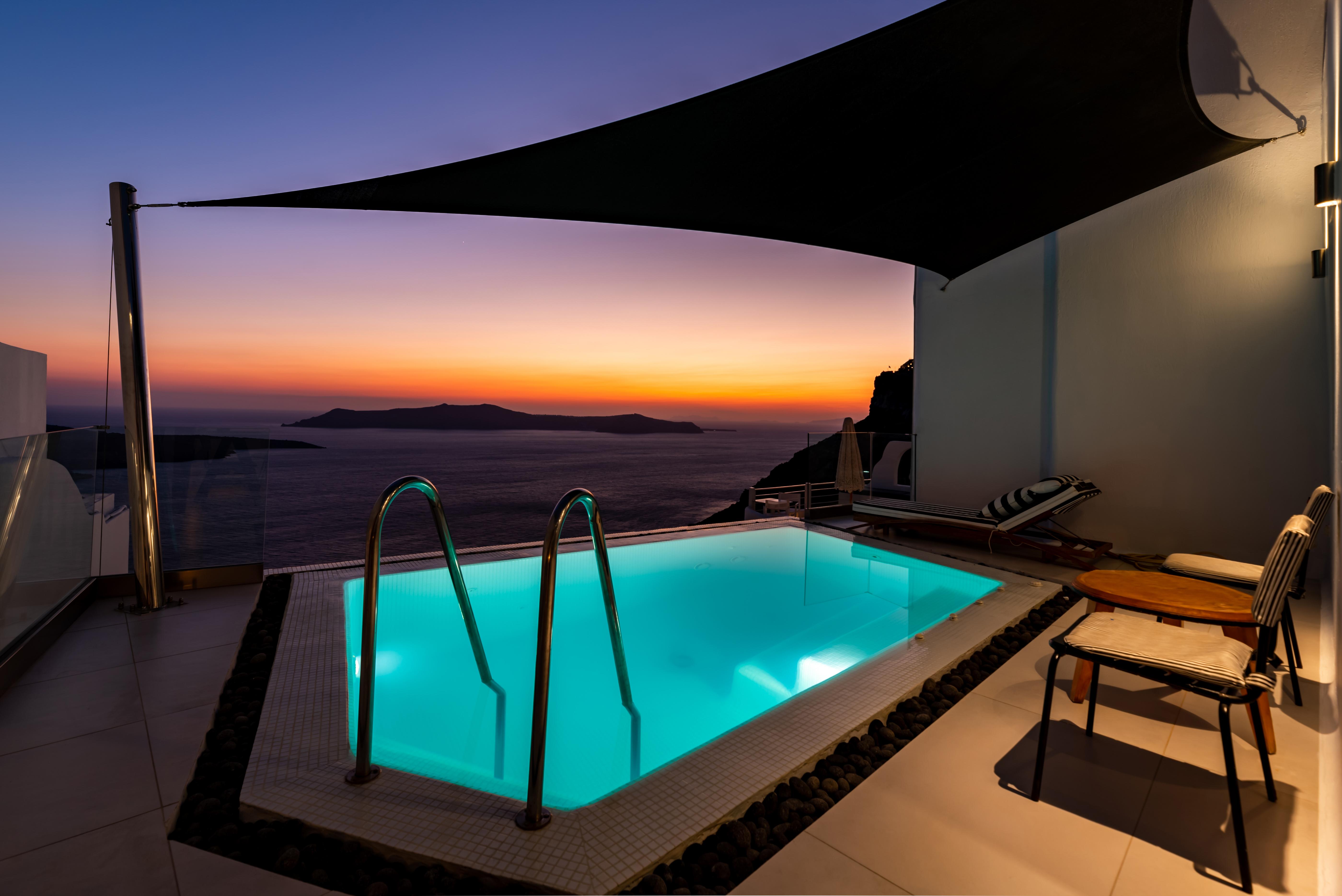 Daydream Luxury Suites Fira  Exteriér fotografie
