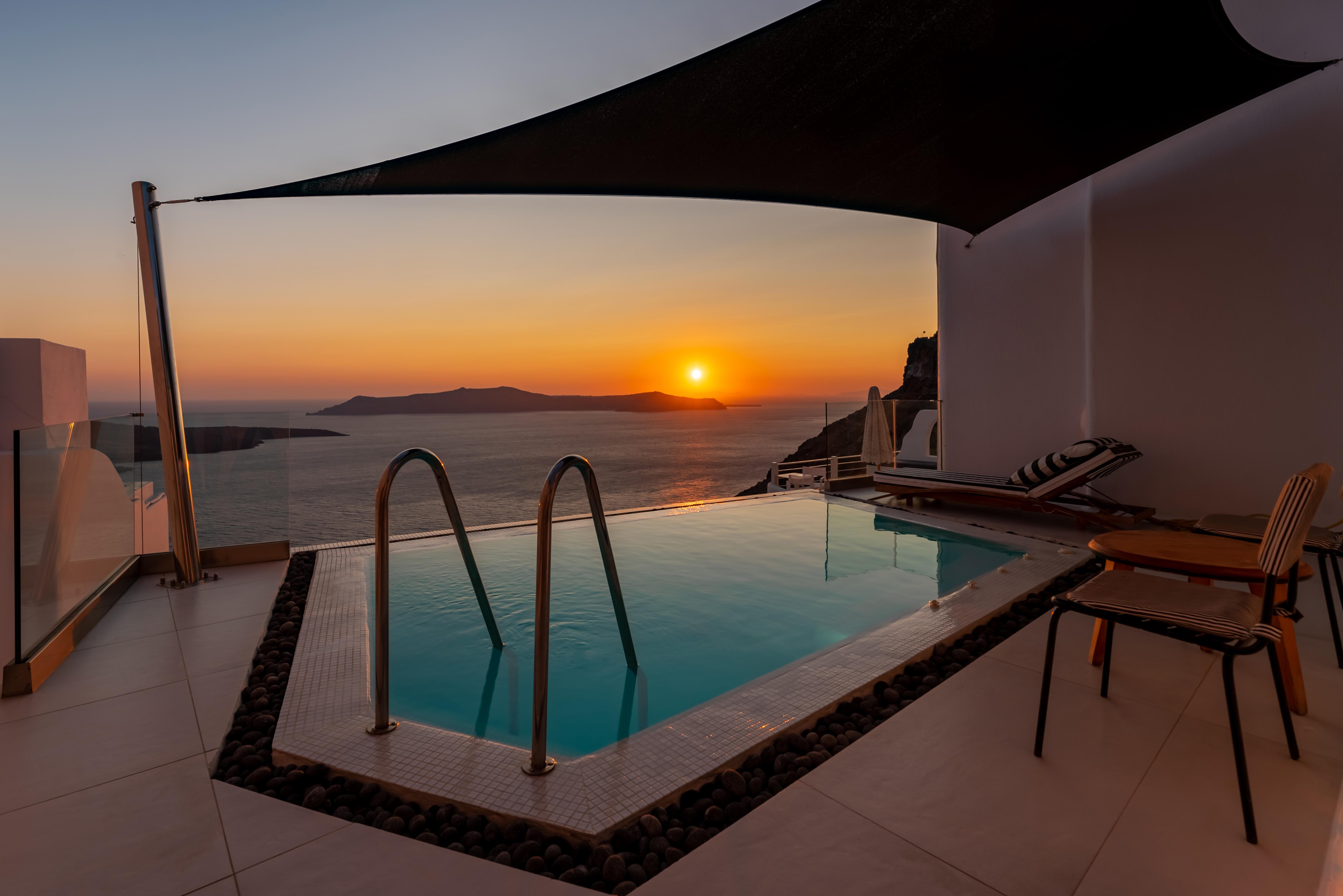 Daydream Luxury Suites Fira  Exteriér fotografie